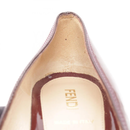 フェンディ パンプス ボルドー系 パープル系 シューズ FENDI