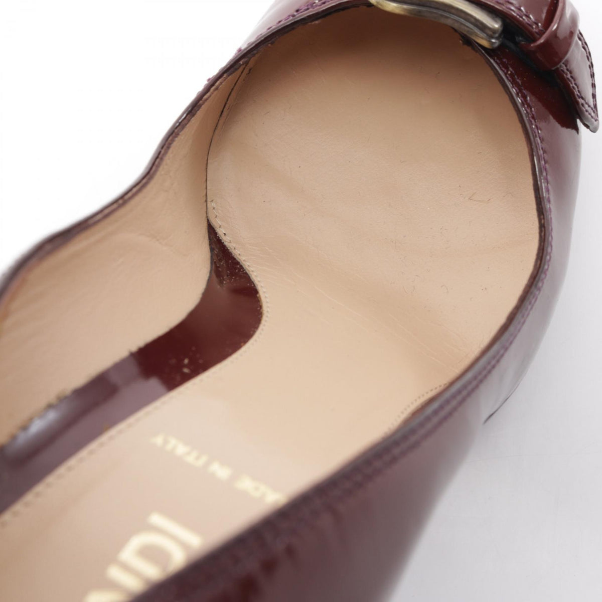 フェンディ パンプス ボルドー系 パープル系 シューズ FENDI