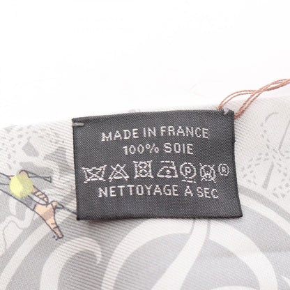 エルメス ツイリー EX-LIBRIS LES PARISIENNE スカーフ グレー系 マルチカラー シルク 財布・小物 HERMES