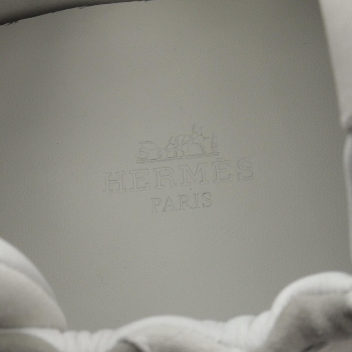 エルメス ジェット スニーカー グレー系 ホワイト系 シューズ HERMES