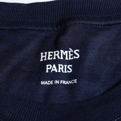 エルメス JUNGLE LOVE 半袖Tシャツ ネイビー系 トップス HERMES
