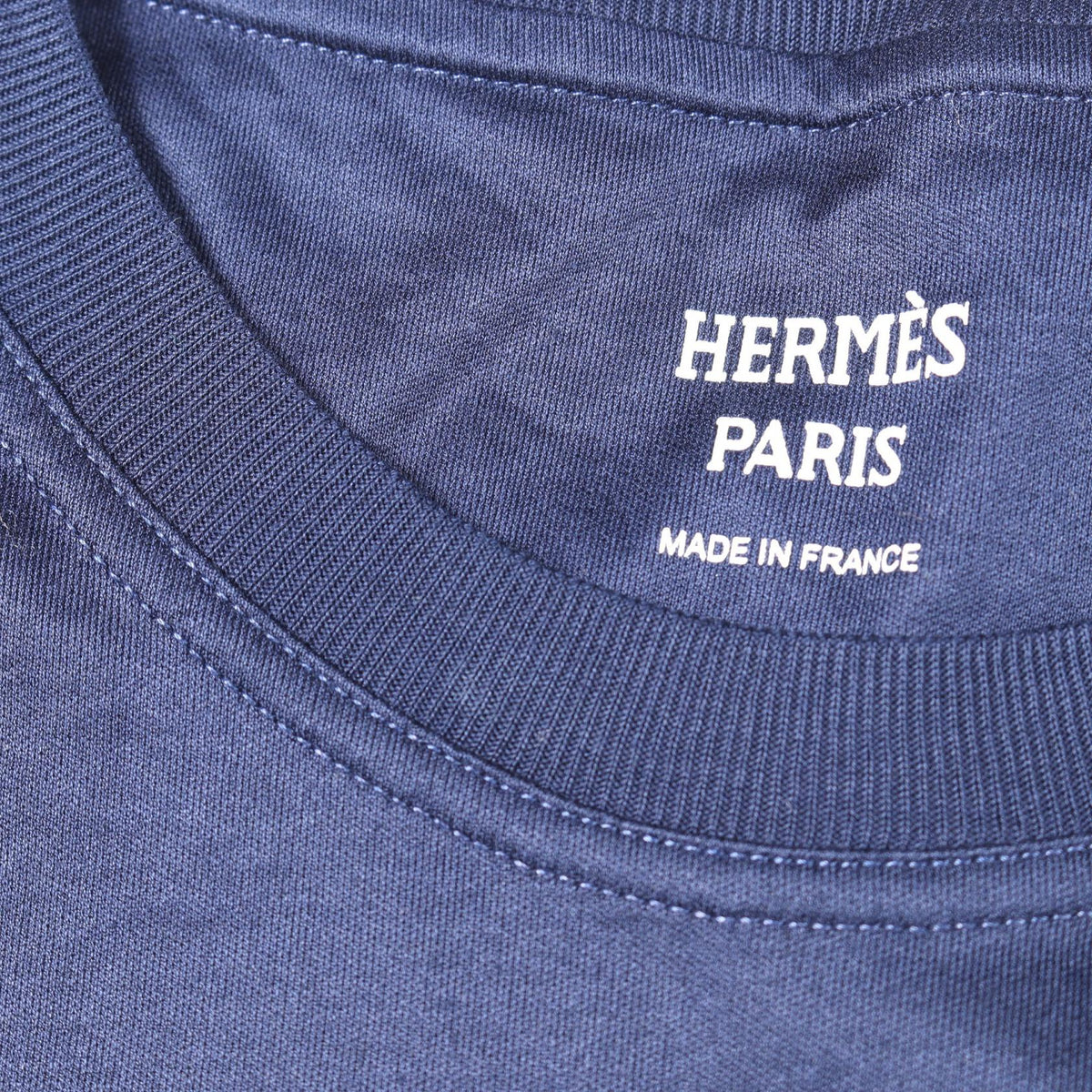 エルメス JUNGLE LOVE 半袖Tシャツ ネイビー系 トップス HERMES