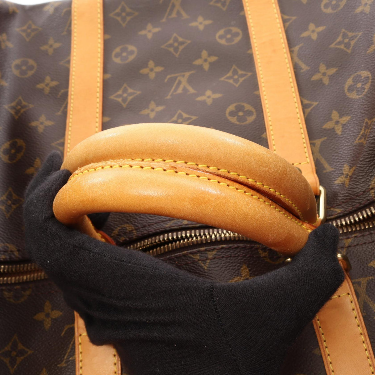 ルイ・ヴィトン キーポル バンドリエール55 2WAY ボストンバッグ ブラウン系 バッグ LOUIS VUITTON
