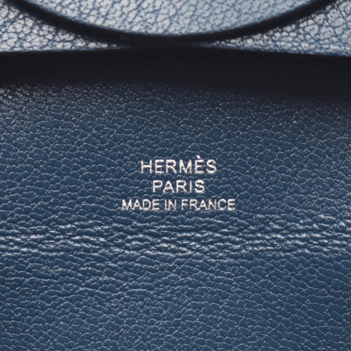 エルメス バスティア ディープブルー コインケース ブルー系 シェーブル 財布・小物 HERMES