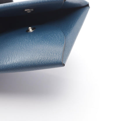 エルメス バスティア ディープブルー コインケース ブルー系 シェーブル 財布・小物 HERMES