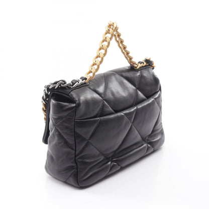 シャネル 19 ディズヌフ マトラッセ コンビ金具 2WAY ショルダーバッグ ブラック系 バッグ CHANEL