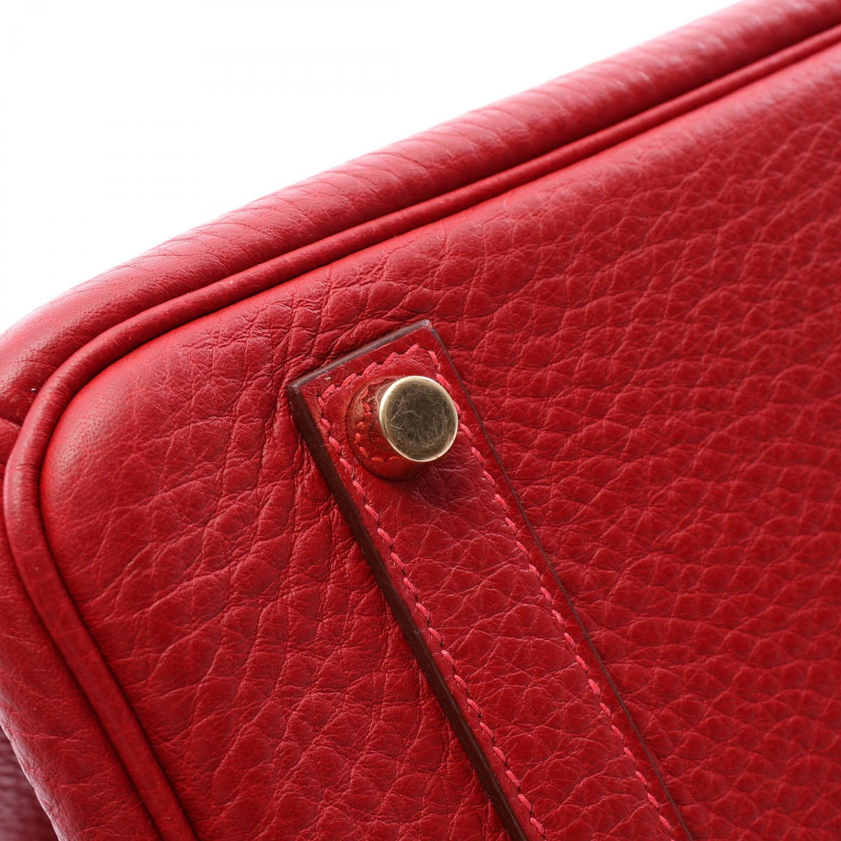 エルメス バーキン35 ルージュヴィフ ハンドバッグ レッド系 トリヨンクレマンス バッグ HERMES