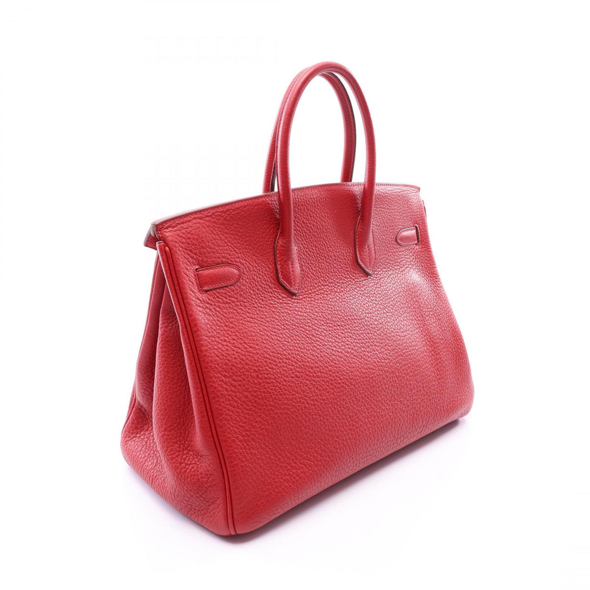 エルメス バーキン35 ルージュヴィフ ハンドバッグ レッド系 トリヨンクレマンス バッグ HERMES
