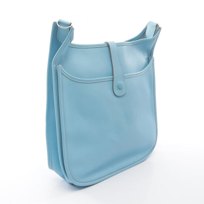 エルメス エヴリン 3 トロワ GM セレステ ショルダーバッグ ブルー系 ヴォーエプソン バッグ HERMES