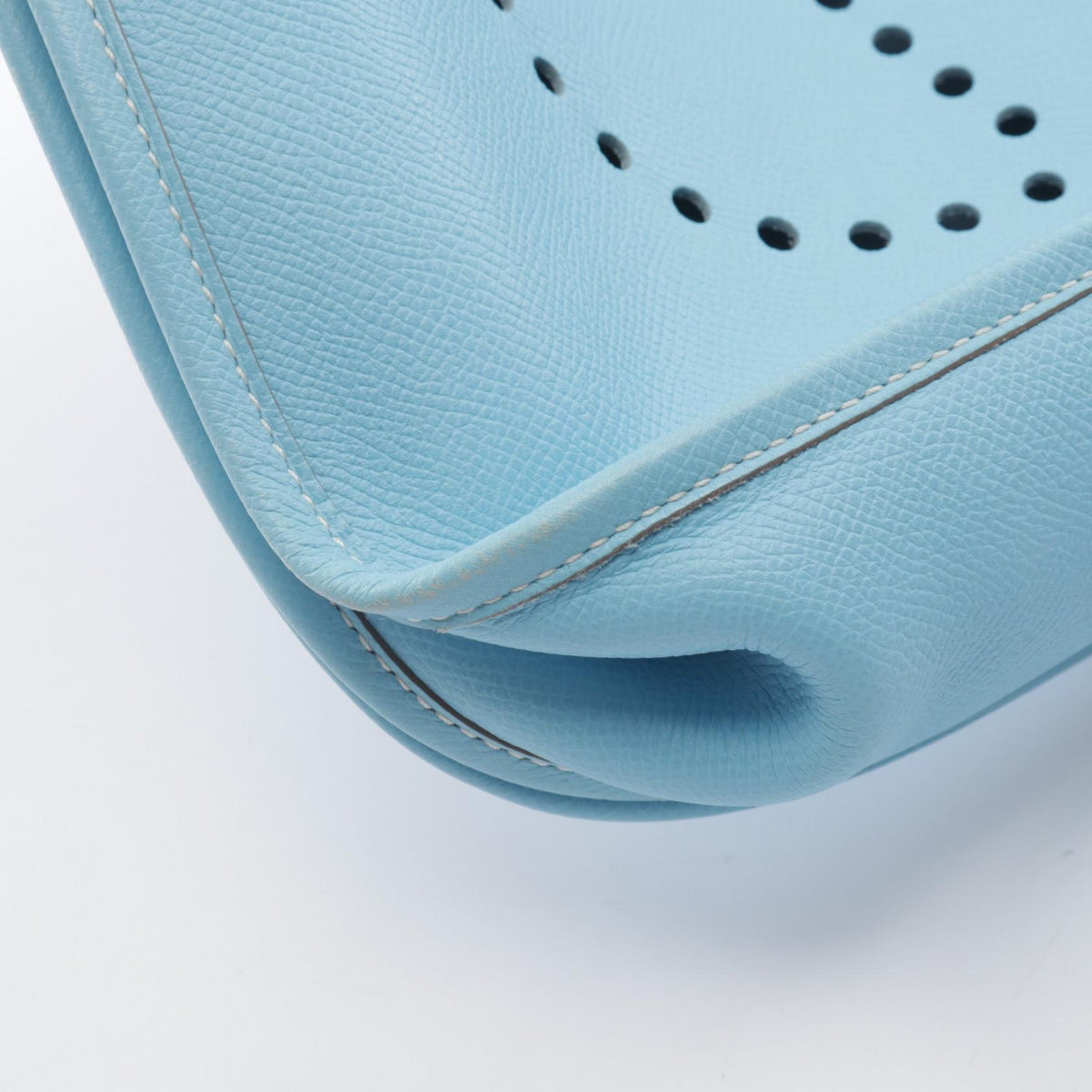 エルメス エヴリン 3 トロワ GM セレステ ショルダーバッグ ブルー系 ヴォーエプソン バッグ HERMES