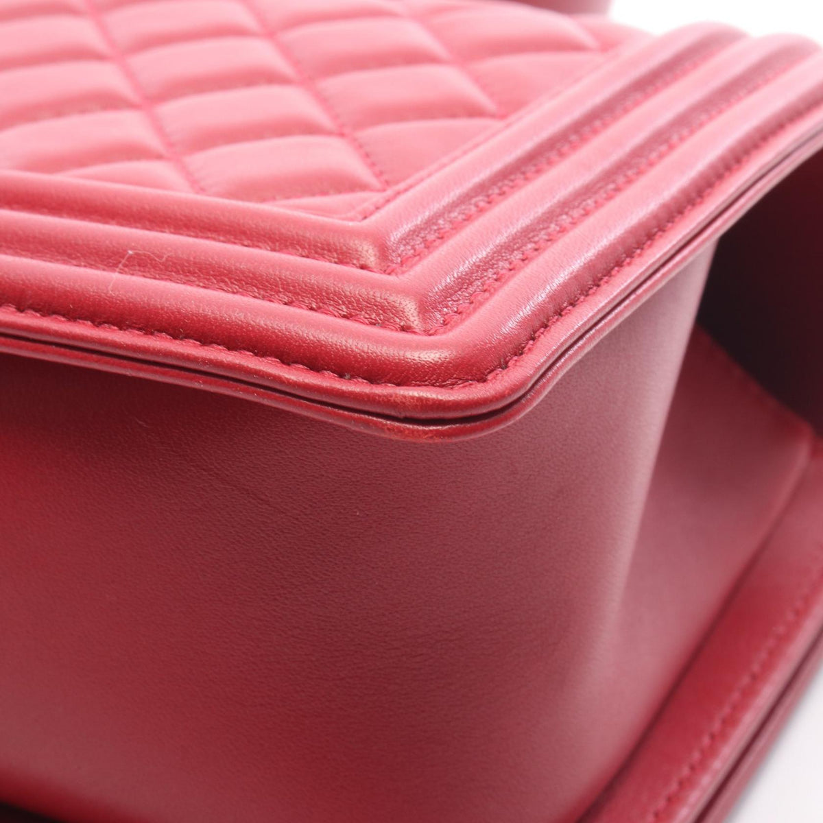 シャネル ボーイシャネル ショルダーバッグ レッド系 バッグ CHANEL