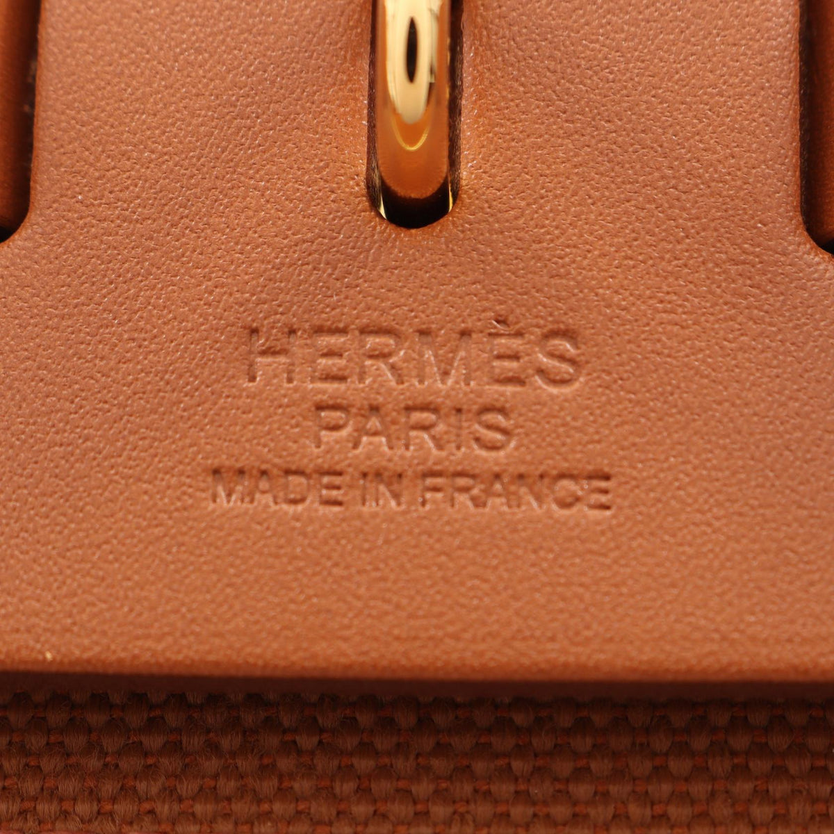 エルメス エールバッグジップPM フォーヴ 2WAY ハンドバッグ ブラウン系 トワルミリタリー バッグ HERMES