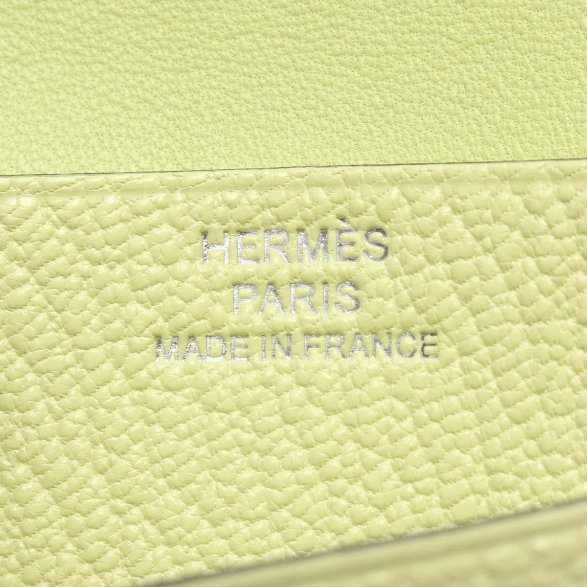 エルメス ベアンカードケース カードケース グリーン系 シェブルミゾル 財布・小物 HERMES