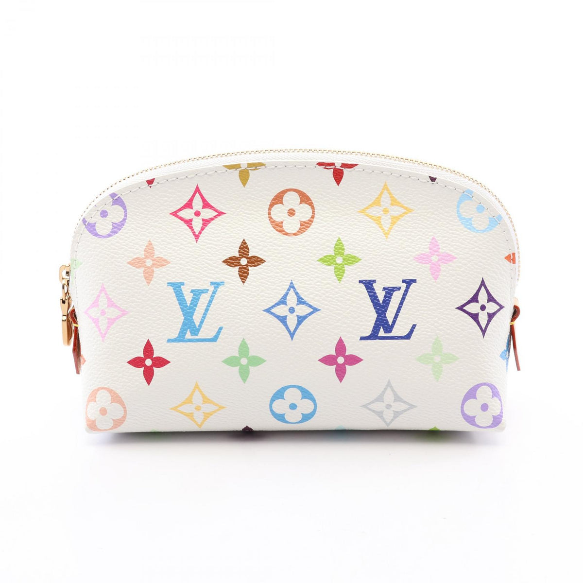 ルイ・ヴィトン LV × TM ポシェット コスメティック モノグラムマルチカラー ポーチ ホワイト系 財布・小物 LOUIS VUITTON