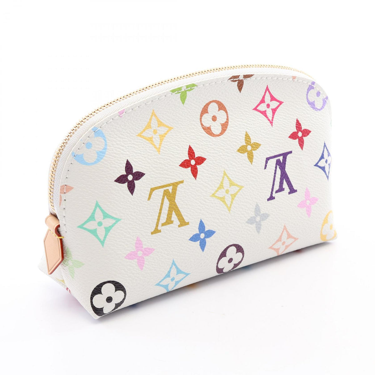 ルイ・ヴィトン LV × TM ポシェット コスメティック モノグラムマルチカラー ポーチ ホワイト系 財布・小物 LOUIS VUITTON