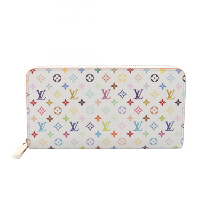 ルイ・ヴィトン LV × TM ジッピーウォレット モノグラムマルチカラー 村上隆 ラウンド長財布 ホワイト系 財布・小物 LOUIS VUITTON