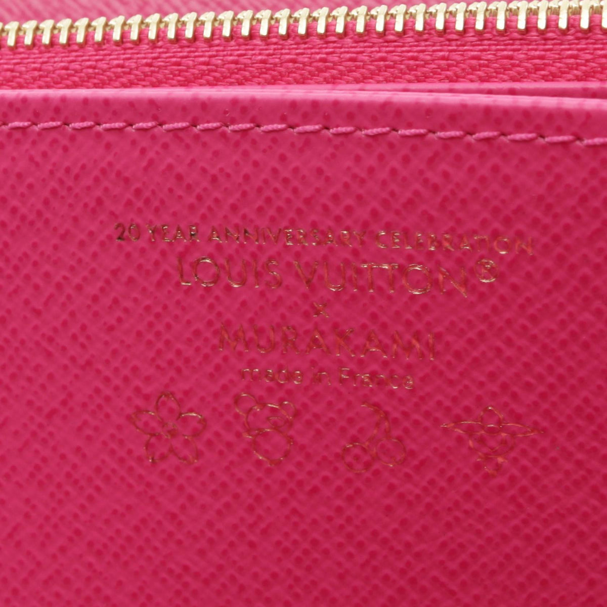 ルイ・ヴィトン LV × TM ジッピーウォレット モノグラムマルチカラー 村上隆 ラウンド長財布 ホワイト系 財布・小物 LOUIS VUITTON