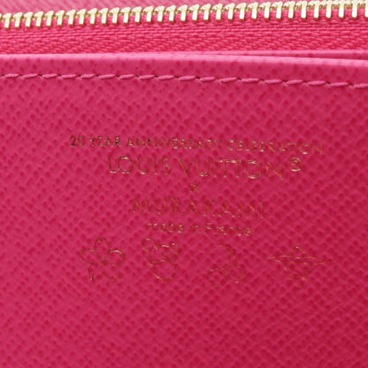 ルイ・ヴィトン LV × TM ジッピーウォレット モノグラムマルチカラー 村上隆 ラウンド長財布 ホワイト系 財布・小物 LOUIS VUITTON
