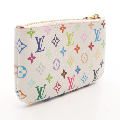 ルイ・ヴィトン LV × TM カードキーケース ポシェット クレ モノグラムマルチカラー キーリング付き コインケース ホワイト系 財布・小物 LOUIS VUITTON