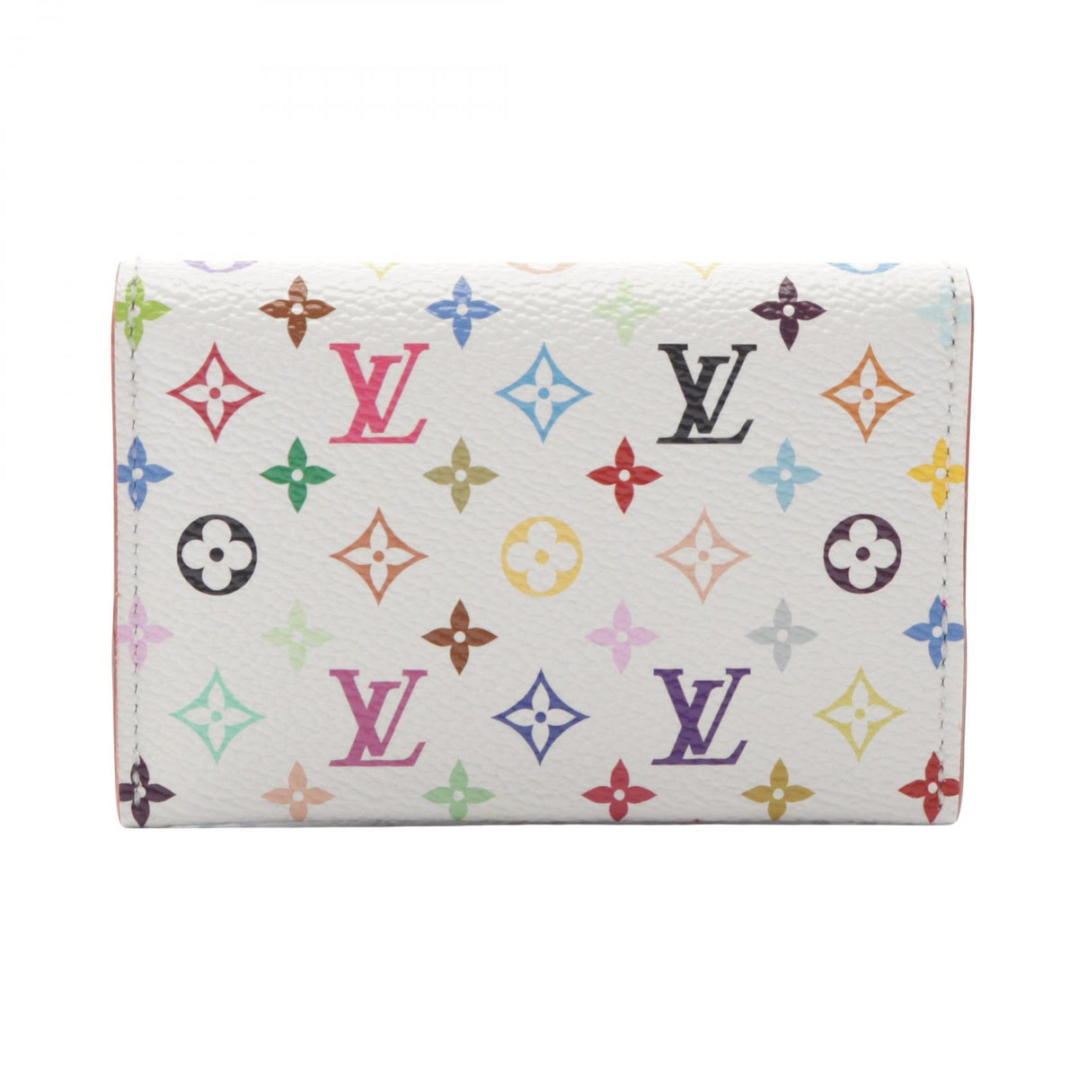 ルイ・ヴィトン LV × TM ポルト カルト スリム モノグラムマルチカラー 村上隆 カードケース ホワイト系 財布・小物 LOUIS VUITTON