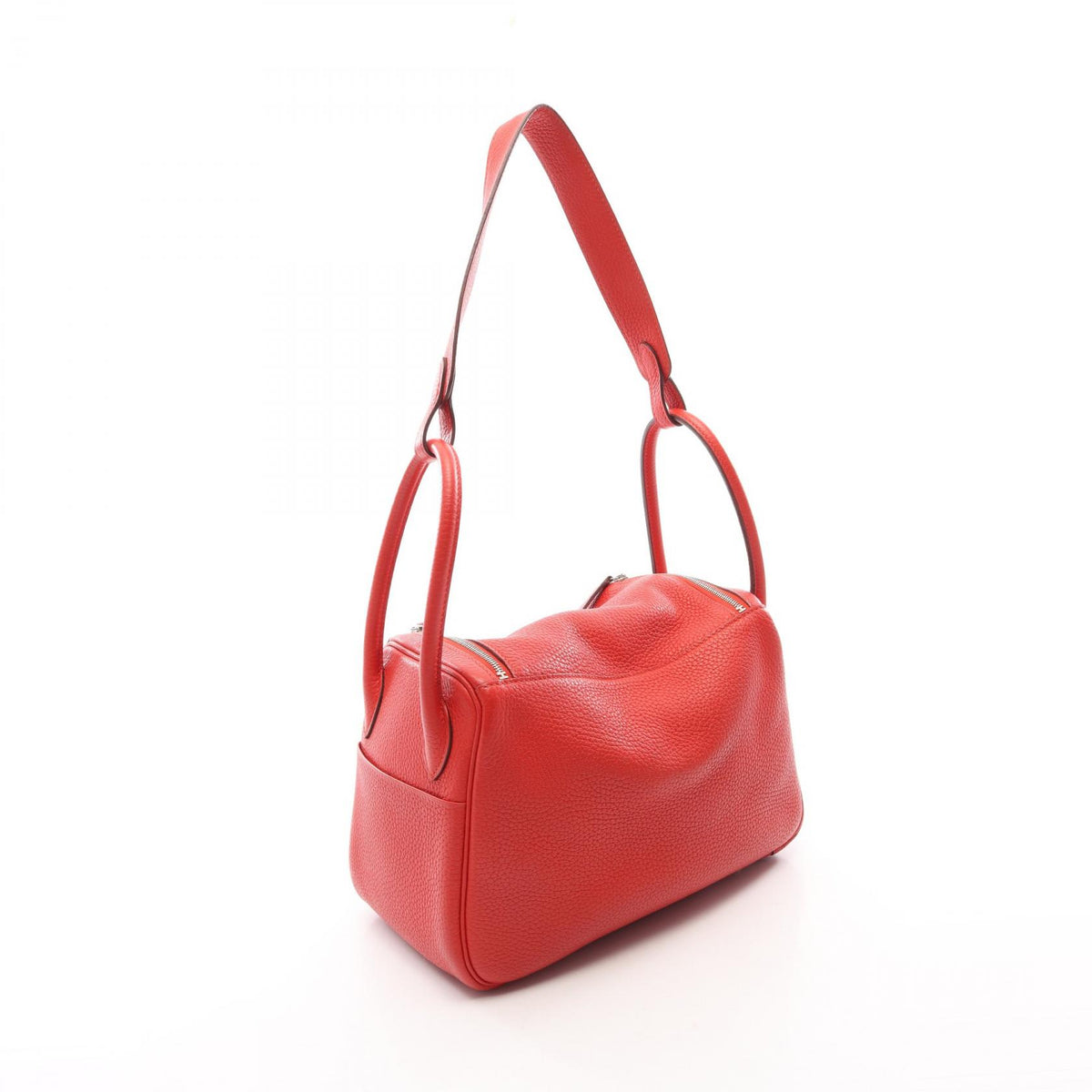 エルメス リンディ26 ルージュトマト ショルダーバッグ レッド系 トリヨンクレマンス バッグ HERMES