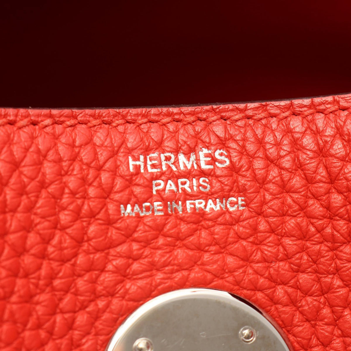 エルメス リンディ26 ルージュトマト ショルダーバッグ レッド系 トリヨンクレマンス バッグ HERMES