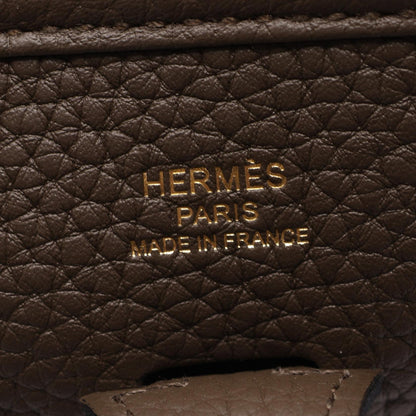 エルメス エヴリン23 ヴェールロデン ショルダーバッグ ブラウン系 トリヨンクレマンス バッグ HERMES