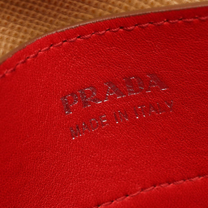 プラダ トライアングルロゴ トートバッグ ブラウン系 バッグ PRADA