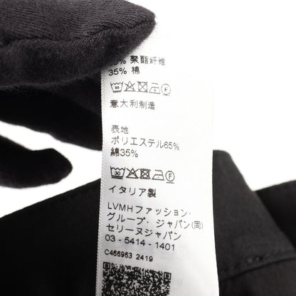 セリーヌ ロゴ刺繍 カーゴパンツ ブラック系 ボトムス CELINE