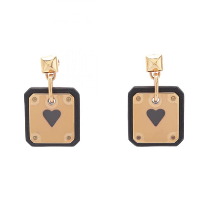 エルメス アスドゥクール ピアス ブラック系 ゴールド系 アクセサリー HERMES