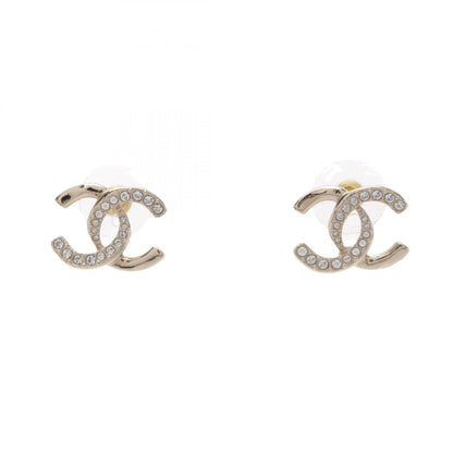 シャネル ココマーク ピアス ゴールド系 クリア系 アクセサリー CHANEL