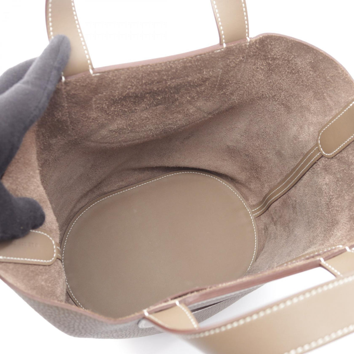 エルメス インザループ23 エトゥープ ハンドバッグ グレー系 トリヨンクレマンス バッグ HERMES