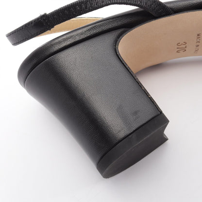 シャネル ココマーク スリングバック パンプス ブラック系 シューズ CHANEL
