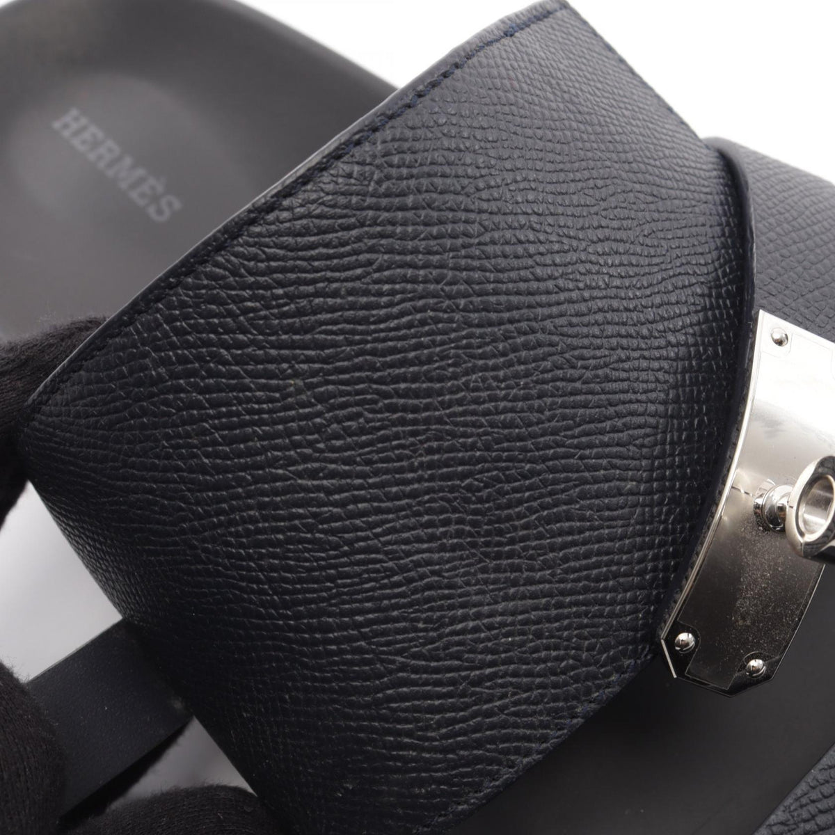 エルメス ジャクソン ケリー サンダル ブラック系 シューズ HERMES