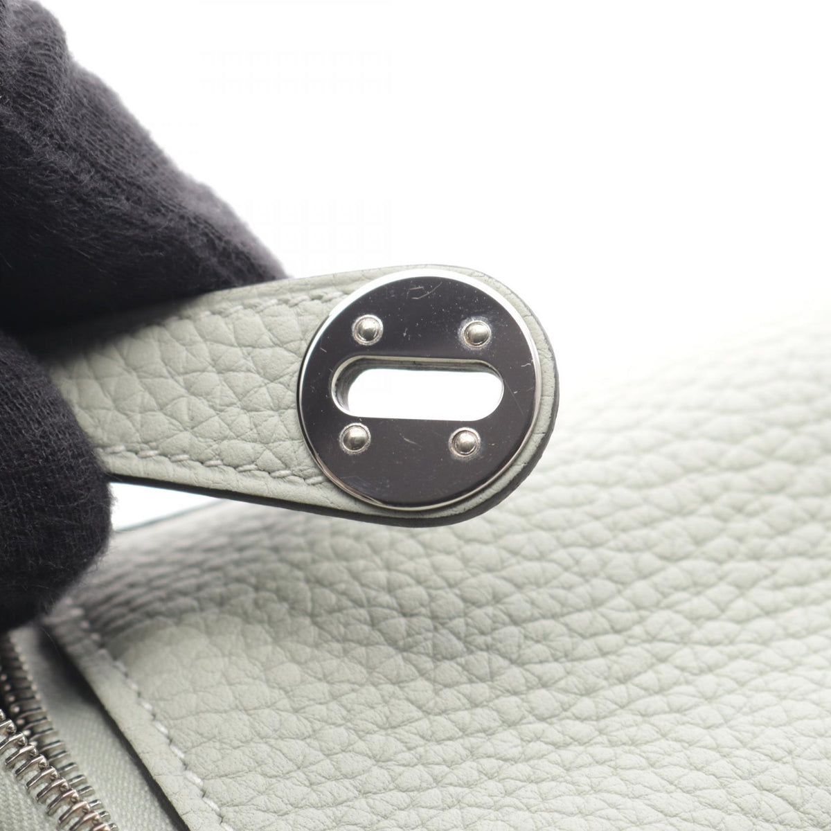 エルメス リンディ ミニ グリネヴェ ショルダーバッグ グレー系 トリヨンクレマンス バッグ HERMES