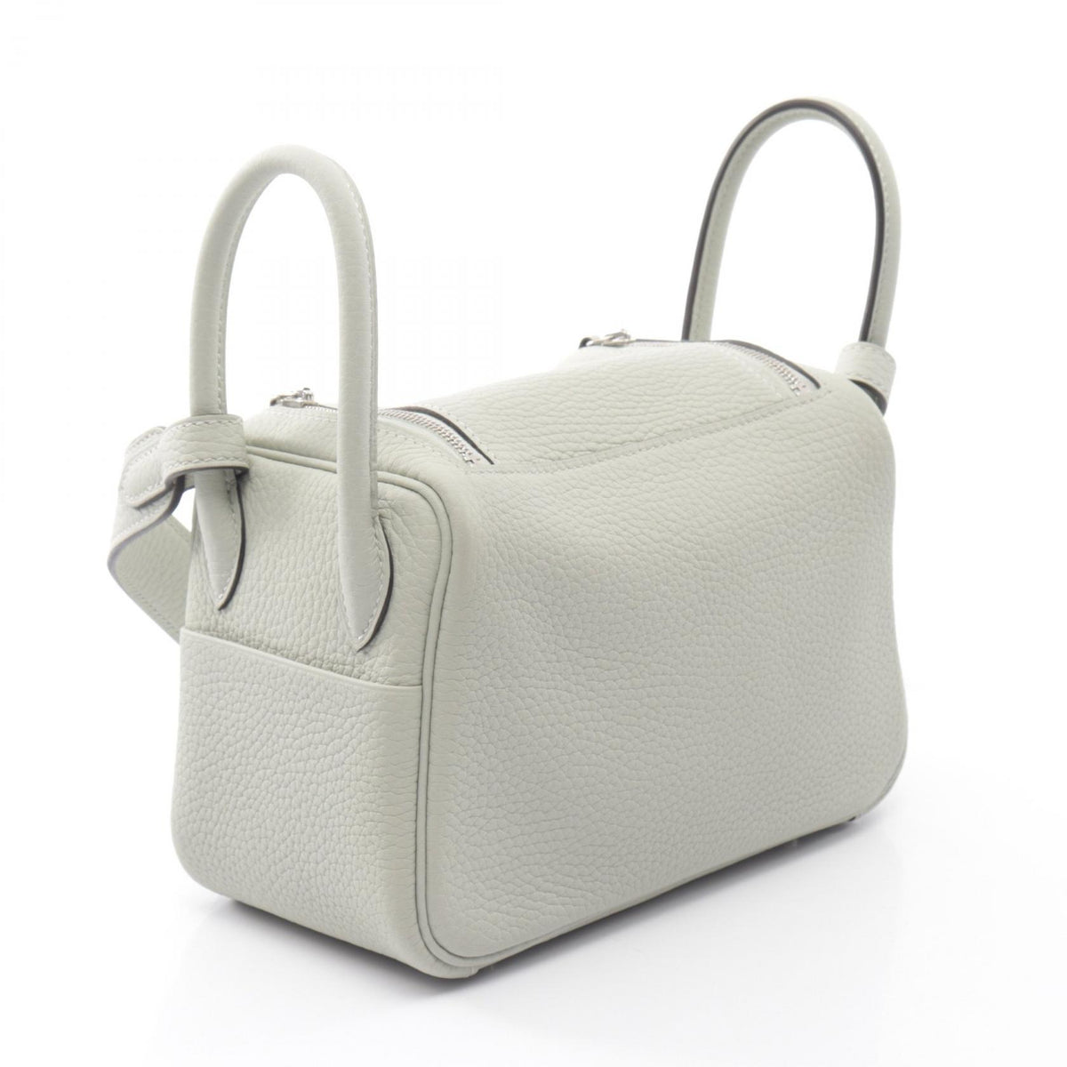 エルメス リンディ ミニ グリネヴェ ショルダーバッグ グレー系 トリヨンクレマンス バッグ HERMES