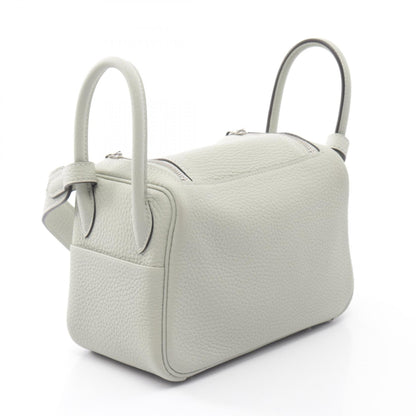 エルメス リンディ ミニ グリネヴェ ショルダーバッグ グレー系 トリヨンクレマンス バッグ HERMES