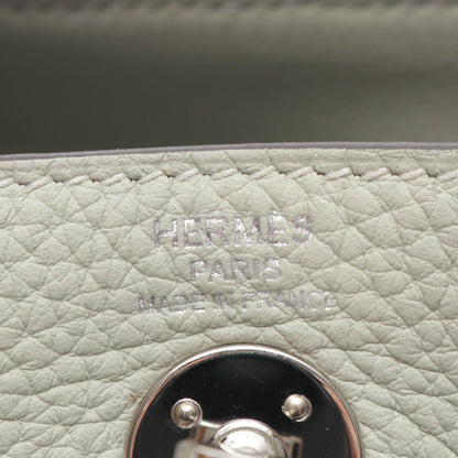 エルメス リンディ ミニ グリネヴェ ショルダーバッグ グレー系 トリヨンクレマンス バッグ HERMES
