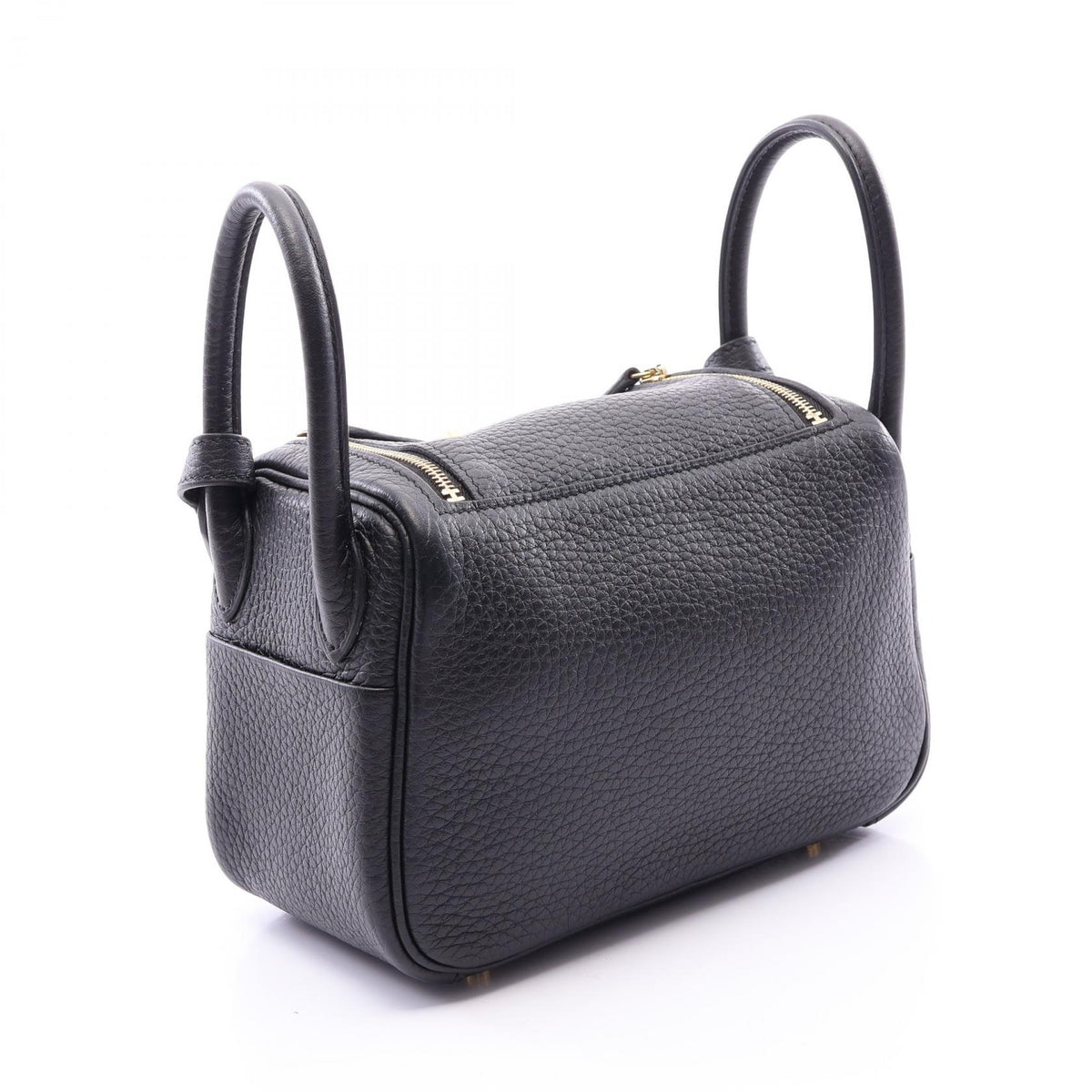 エルメス リンディ ミニ ショルダーバッグ ブラック系 トリヨンクレマンス バッグ HERMES