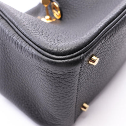エルメス リンディ ミニ ショルダーバッグ ブラック系 トリヨンクレマンス バッグ HERMES
