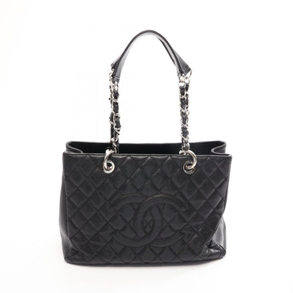 シャネル マトラッセ グランドショッピング GST トートバッグ ブラック系 バッグ CHANEL