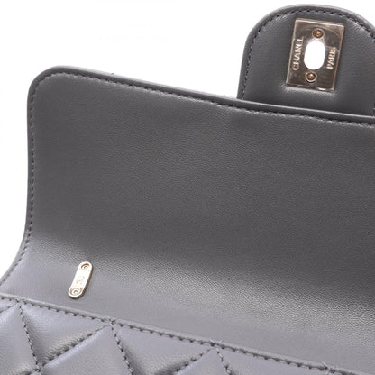 シャネル マトラッセ フラップ 2WAY ショルダーバッグ グレー系 バッグ CHANEL