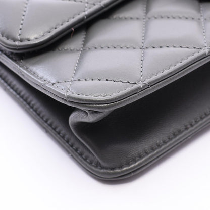 シャネル マトラッセ フラップ 2WAY ショルダーバッグ グレー系 バッグ CHANEL