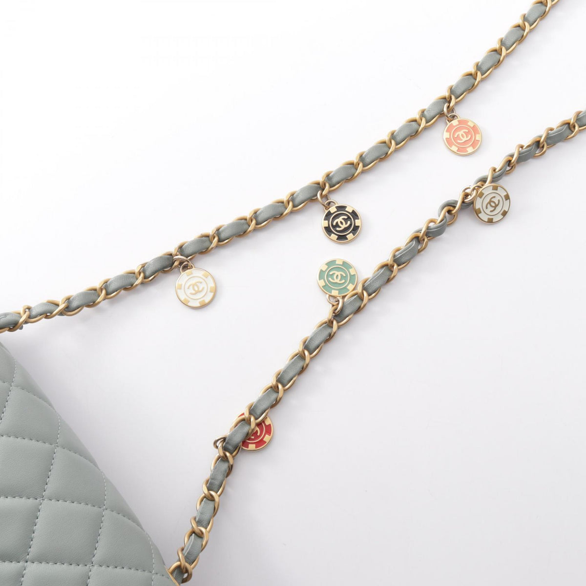 シャネル ミニマトラッセ ショルダーバッグ ブルー系 バッグ CHANEL