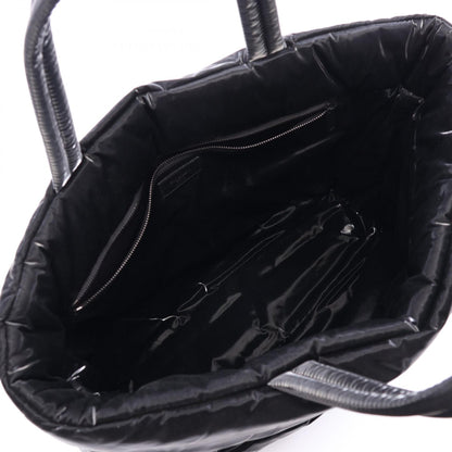 サンローランパリ ワイド パファー トートバッグ ブラック系 バッグ SAINT LAURENT PARIS