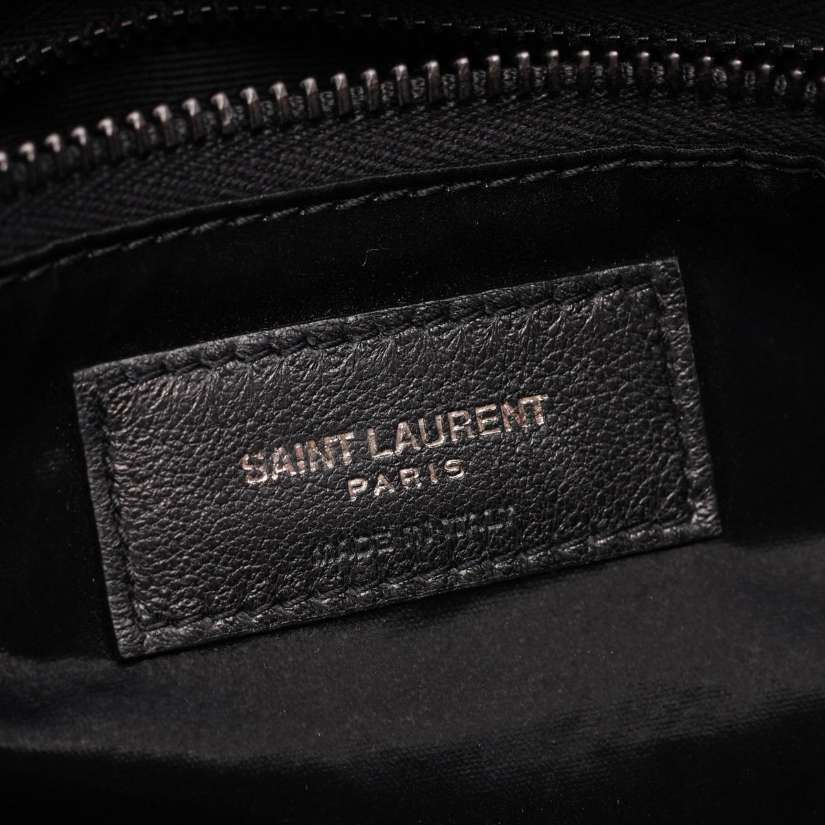 サンローランパリ ワイド パファー トートバッグ ブラック系 バッグ SAINT LAURENT PARIS