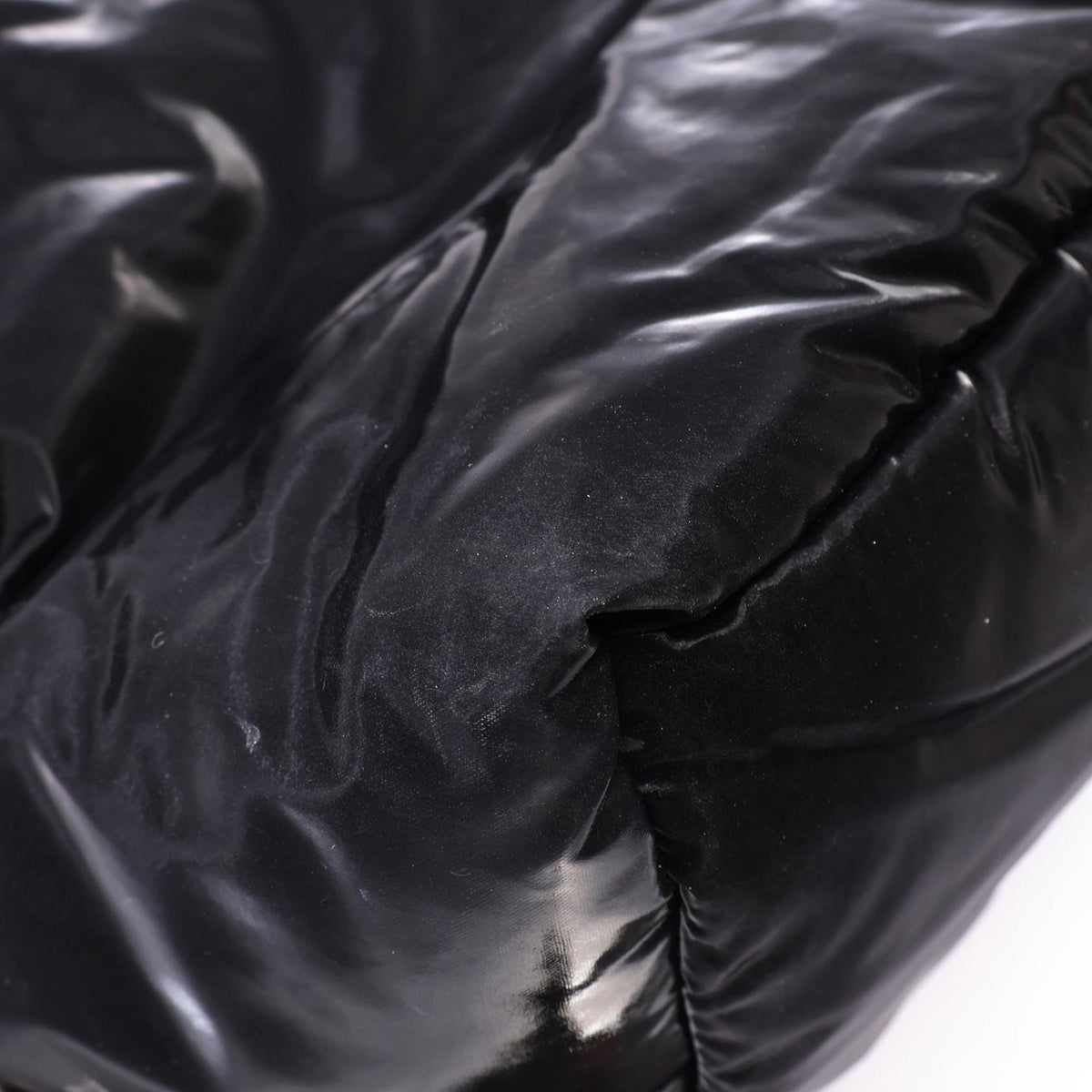 サンローランパリ ワイド パファー トートバッグ ブラック系 バッグ SAINT LAURENT PARIS