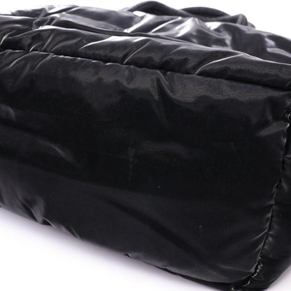サンローランパリ ワイド パファー トートバッグ ブラック系 バッグ SAINT LAURENT PARIS