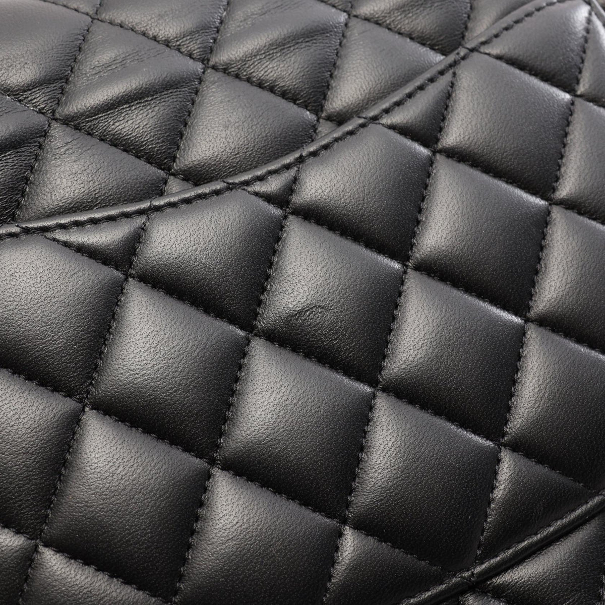 シャネル マトラッセ Wフラップ クルーズコレクション ショルダーバッグ ブラック系 バッグ CHANEL