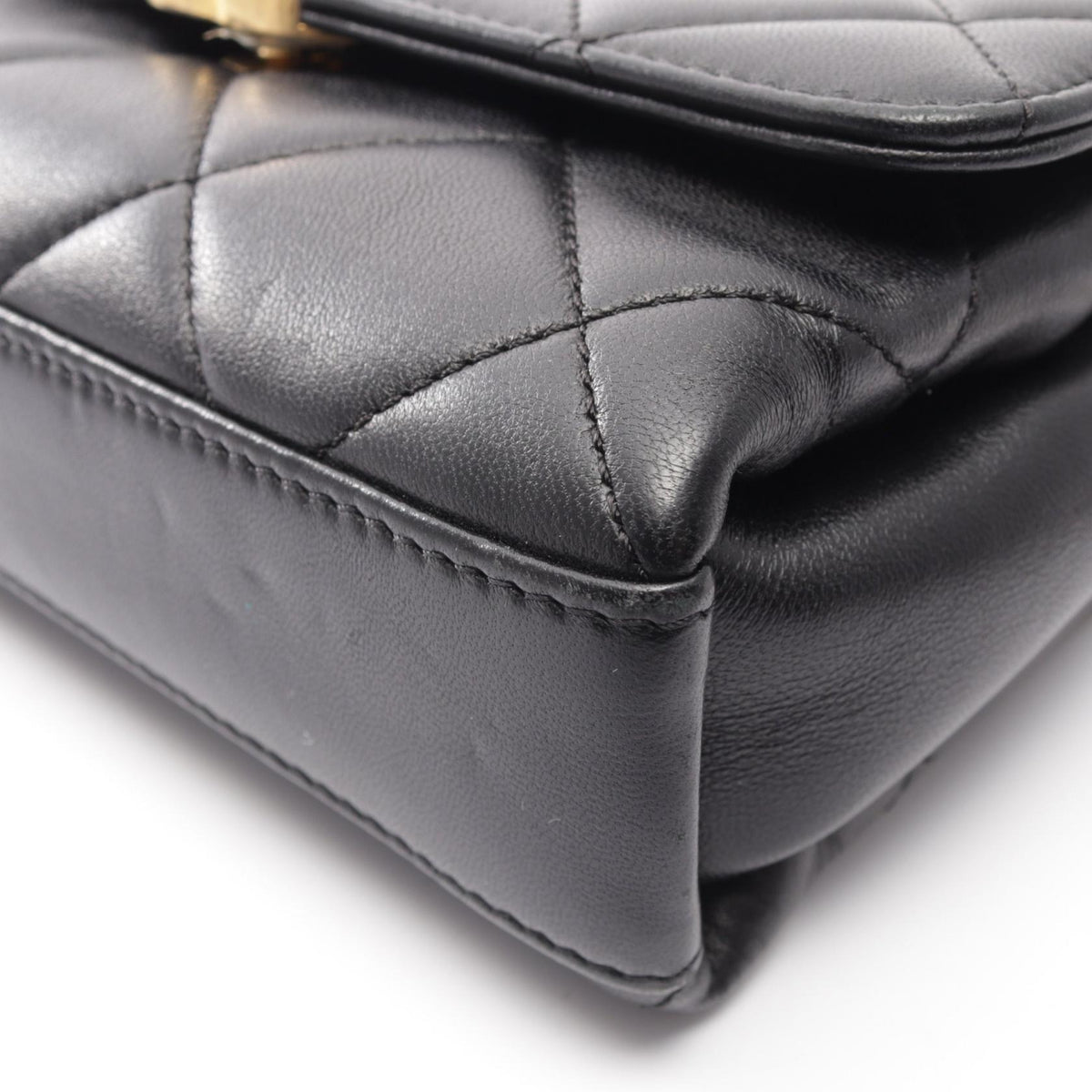 シャネル マトラッセ ミニフラップ 2WAY ショルダーバッグ ブラック系 バッグ CHANEL